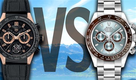 rolex vs tag heuer which one is better|TAG Heuer watch brands.